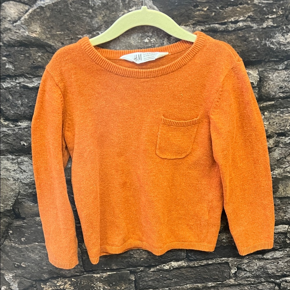 H&M Kids Vibrant Orange Sweater